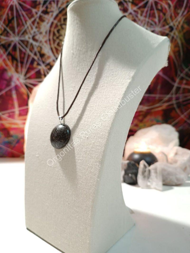 Orgonita Pura VIRUTA PEQUEÑA DE HIERRO colgante Semicírculo Pequeño - Imagen 3