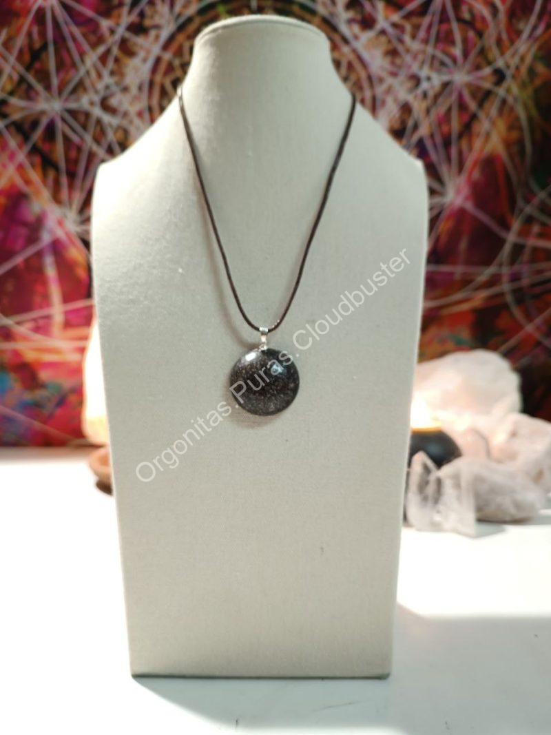 Orgonita Pura VIRUTA PEQUEÑA DE HIERRO colgante Semicírculo Pequeño - Imagen 2