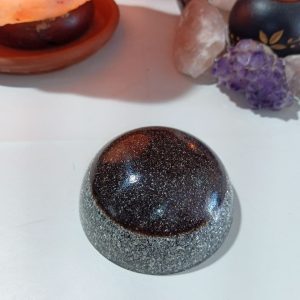 Orgonita Pura viruta de hierro y aluminio Semiesfera