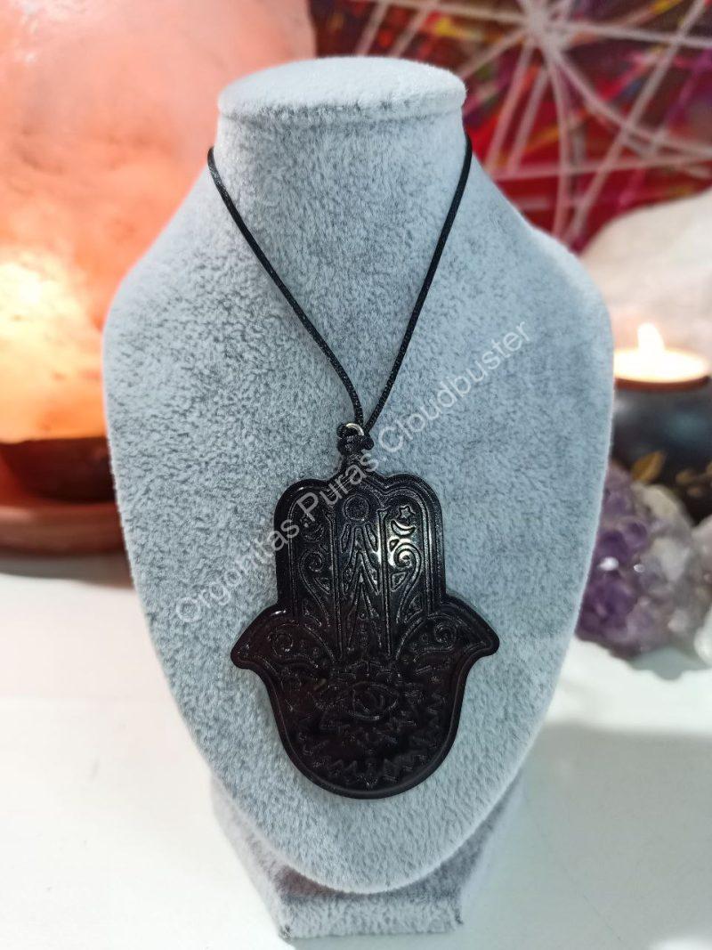 Orgonita Pura El Jamsa Colgante Magnetita